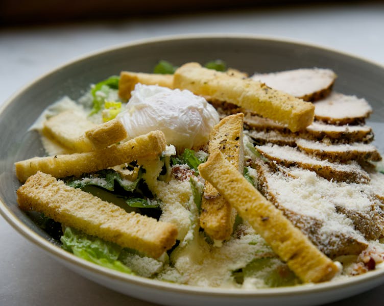 Classic Caesar Salad with croutons