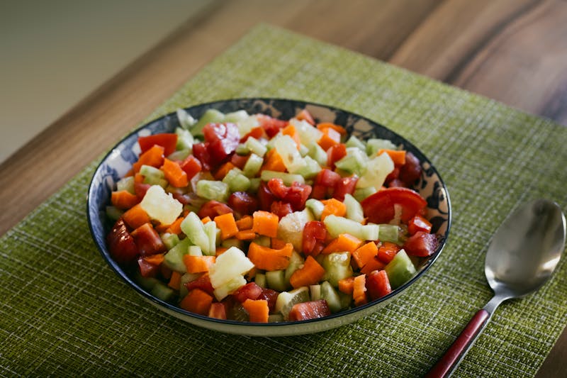 House Garden Salad with fresh veggies